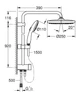 Душевая система GROHE Tempesta System 250 Flex с переключателем 26675001 - изображение 7