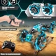 Машинка перевертыш на радиоуправлении Racing STUNT 666-809BA управление пультом + пульт на руку со световыми и звуковыми эффектами Синий - изображение 7