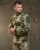 Тактическая флисовая кофта Patriot Пиксель мужская военная с липучкой и сетчатой подкладкой XXXL - изображение 3