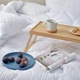 Подушка для сна Sleepingg Антиаллергенное волокно 50х70 Белая стеганый чехол (4820227283200) - изображение 3