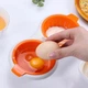 Пароварка на 2 яйца для микроволновой печи SteamEgg, белая с оранжевым - изображение 5