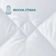 Одеяло Sleepingg всесезонное евро 200x220 см антиаллергенное волокно Белое стеганое (4820227283194) - изображение 5