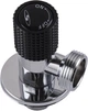 Кран шаровой угловой SOLOMON Exclusive 989 1/2"x3/4" Black/Chrome - изображение 3