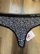 Трусики стрінги Calvin klein ck one з високою посадкою чорно-білі S - изображение 4