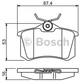 Дисковые тормозные колодки Bosch (0 986 494 387) - изображение 8