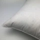 Подушка IGLEN пухова низька з сірим пухом 100% пуху 40x40 см Білий - изображение 3