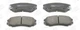 Колодки тормозные дисковые передние HYUNDAI Coupe, Tucson (572514CH) CHAMPION Champion (572514CH) - изображение 2
