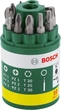 Набор бит Bosch 9 шт PH/PZ/T 25 мм + держатель тубус (2607019452) - изображение 1