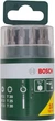 Набор бит Bosch 9 шт PH/PZ/T 25 мм + держатель тубус (2607019452) - изображение 2