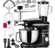 Планетарный комбайн Kerch ROTARY PR2200 2200 Вт с блендером и мясорубкой + аксессуары Серебристо-черный - изображение 1