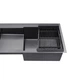 Кухонне миття Kroner KRP Schwarze - 7848RHM PVD (3.0/1.0 мм) - зображення 6