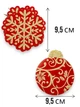 Бірки для подарунків Centrum "Christmas" 275 х 210 х 2 мм 80955 паперові асорті (4030969809556) - зображення 5