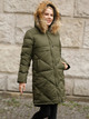 Kurtka parka damska zimowa PERSO BLH919079F 2XL Khaki (5905080208726) - obraz 1