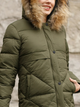 Kurtka parka damska zimowa PERSO BLH919079F 2XL Khaki (5905080208726) - obraz 4