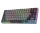 Клавіатура ігрова механічна GamePro MK-230R Red Swich Low Profile RGB 2.4G/Bluetooth/USB Dark Gray - зображення 2
