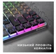 Клавіатура ігрова механічна GamePro MK-230R Red Swich Low Profile RGB 2.4G/Bluetooth/USB Dark Gray - зображення 8