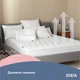 Наматрасник IDEIA "NORDIC СOMFORT LUXE" 140х200х35 см (з бортом по периметру), Білий 000035893 - зображення 5