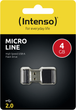 Pendrive Intenso Micro Line 4GB USB 2.0 Black (3500450) - obraz 4