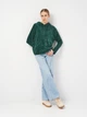 Худи женское Piazza Italia 01099-1178 S/M Dark Green (2001099003024) - изображение 3
