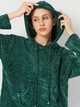 Худи женское Piazza Italia 01099-1178 S/M Dark Green (2001099003024) - изображение 4