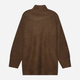 Свитер вязаный зимний теплый женский Piazza Italia 01349-71617 L/XL Brown Tobacco (2001349003040) - изображение 5