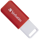 Pendrive Verbatim DataBar 16GB USB 2.0 Red (49453) - obraz 1