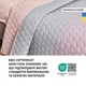 Покрывало IDEIA - Silhouette пудра двустороннее 220х240 - изображение 9