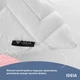 Подушка IDEIA 40x60 - Nordic Comfort plus стеганная на молнии белая - изображение 9