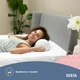 Подушка валик IDEIA 15х40 - Nordic Comfort з повітропроникною вставкою біла - зображення 5