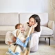 Плед дитячий бавовняний IDEIA Papaella Baby - 90x120 Кошеня блакитне - зображення 7