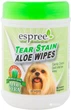 Серветки Espree Aloe Tear Stain Wipes для собак 60 шт (e01278) - зображення 1