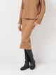 Юбка миди осенняя женская Piazza Italia 86519-1092 S Camel (2086519002030) - изображение 1