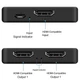 HDMI Сплиттер (1 на 2) 4К 60Hz Black | Дублирование экрана| Для PC, XBox, PS4, PS5, видеоплееров - изображение 4