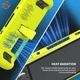 Защитный двухсторонний чехол с подставкой JYS (Yellow) для портативной игровой консоли Valve Steam Deck / Steam Deck OLED - изображение 2