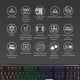 Клавіатура Ducky One 3 TKL Cherry MX Red підствітка, чорний укр 292844 - изображение 4
