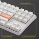 Клавіатура Ducky One 3 TKL Cherry MX Red підствітка, білий укр 292845 - изображение 12