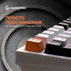 Клавіатура GamePro MK160W Outemu Red Hot-Swap підсвітка, біла 288439 - изображение 15
