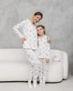 Жіноча піжама зі штанами Интерлок кошеня Nicoletta Family look мама донька 96779в XL білий - зображення 4