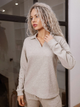 Джемпер женский Leinle 1599 XL Бежевый (4821599810115) - изображение 1