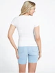 Футболка хлопковая женская Guess 333619 XL Белая с принтом (1159821114) - изображение 2