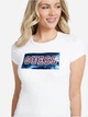 Футболка хлопковая женская Guess 333619 XL Белая с принтом (1159821114) - изображение 4