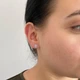 Золотые детские серьги дорожки с синими фианитами С966-1 - изображение 7