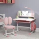 Комплект стіл + стілець + лампа Evo-kids BD-24 Pink (BD-24 PN) Рожевий - зображення 2
