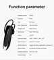 Блютуз гарнитура New Bee , long life battery Black NB-B41-RU-BK-Bag - изображение 8