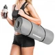 Коврик (мат) для йоги и фитнеса Springos NBR 1 см YG0032 Grey - изображение 7