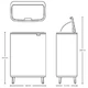 Бак для сміття Brabantia 130649 Bo Touch Bin Hi 2х30 л - зображення 9