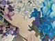 Комплект декоративних подушок Firanka Flowers 3шт 37х37см синій з молочним (п_0720) - зображення 2
