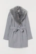 Пальто H&M 44 сірий 7870950 - зображення 1