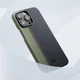 Карбоновий чохол Pitaka MagEZ Case 3 Fusion Weaving Overture для iPhone 14 Pro Чорний + Зелений (FO1401P) - зображення 5