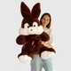 Большая мягкая игрушка BigMishki плюшевый зайка 100 см Шоколадный - изображение 1